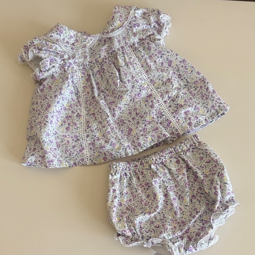 Janie and Jack Floral Set